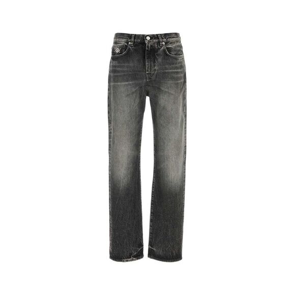 Versace Men Black Denim Jeans